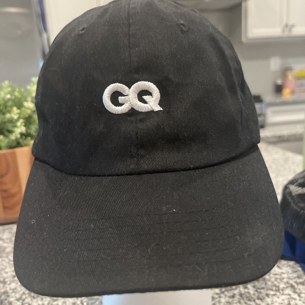 GQ Magazine Hat Black Proud Subscriber Logo Baseball Cap Dad Hat Adjustable